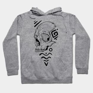 human skull Hoodie